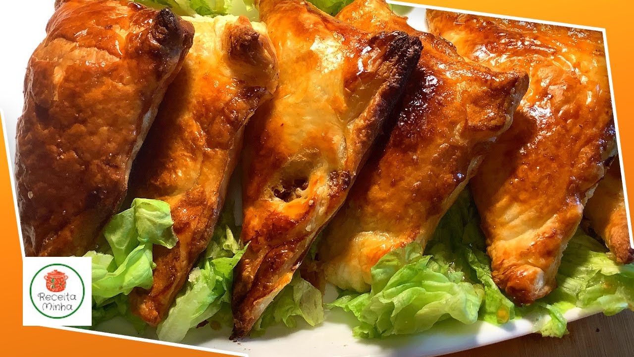 PASTEL de CARNE com MASSA FOLHADA, estaladiço e saboroso!