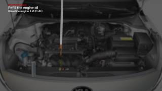 Rio - Refill the engine oil [Gasoline engine] (For EU)