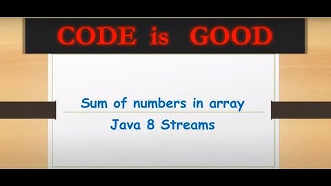 Calculate the sum of two numbers using Java 8 Streams API