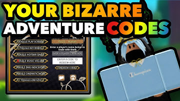 All NEW Your Bizarre Adventure CODES! - ROBLOX