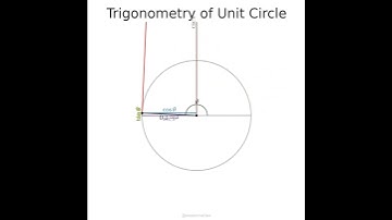 The animated version of the trigonometry around a unit circle