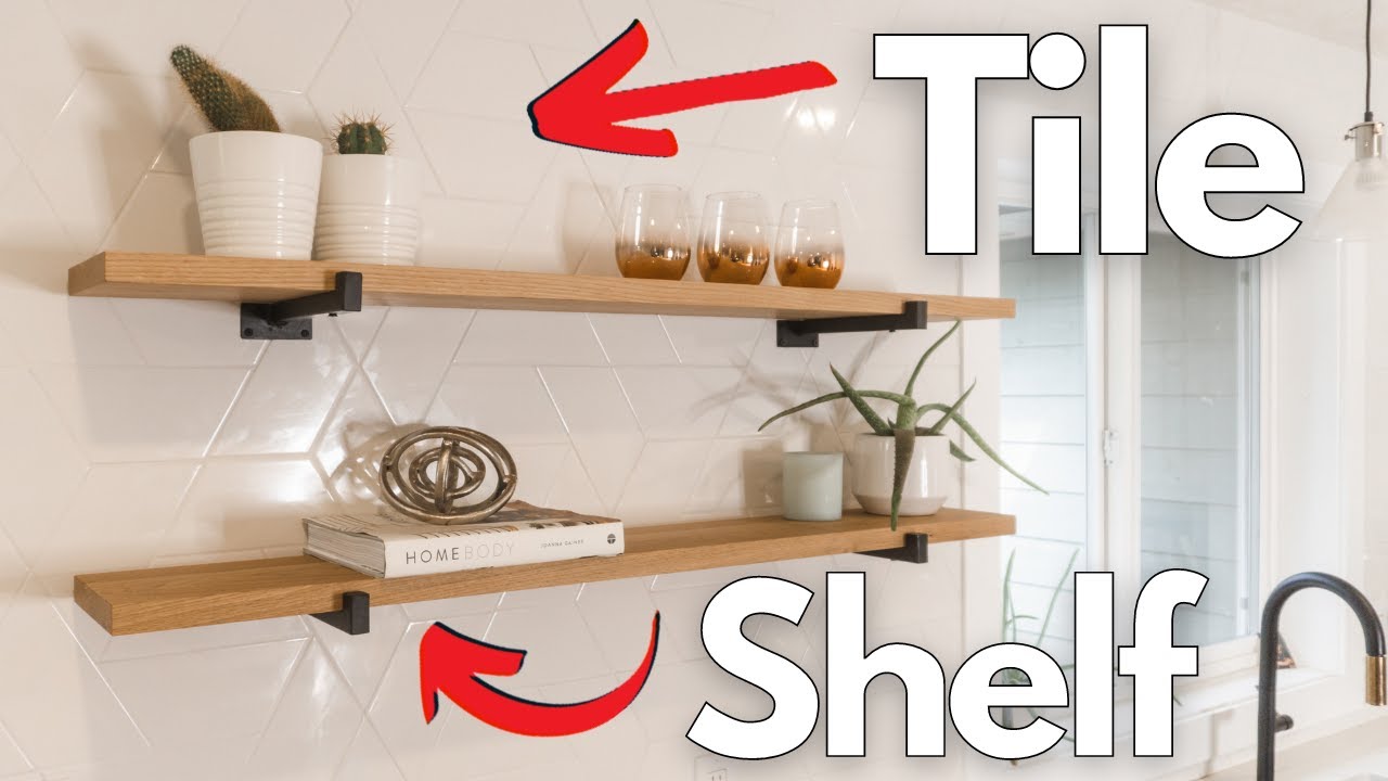 How to create bathroom shelves without drilling