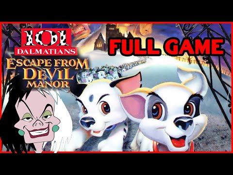 Disneyu0027s 101 Dalmatians Escape from Devil Manor FULL GAME Longplay (PC)