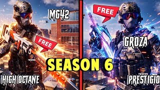 *NEW* Legendaria *FREE* MG 42 High Octane & Groza Prestigio | Full Gameplay | Season 6 | CODMobile 😱