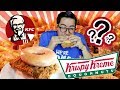 La HAMBURGUESA más rara - DONAS de krispy kreme + POLLO de KFC