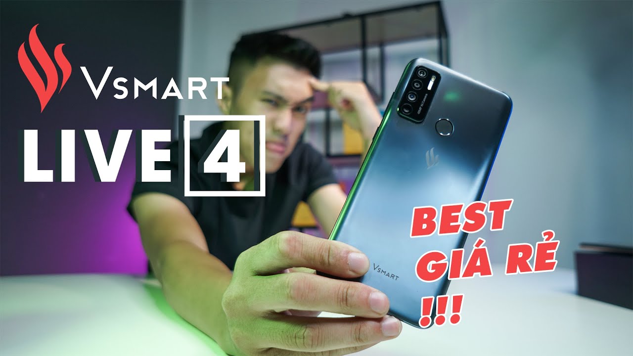 Bóc Tem em Vsmart Live 4 - Màn LTPS LCD đẹp hơn Amoled!! Quá bá phân khúc giá rẻ