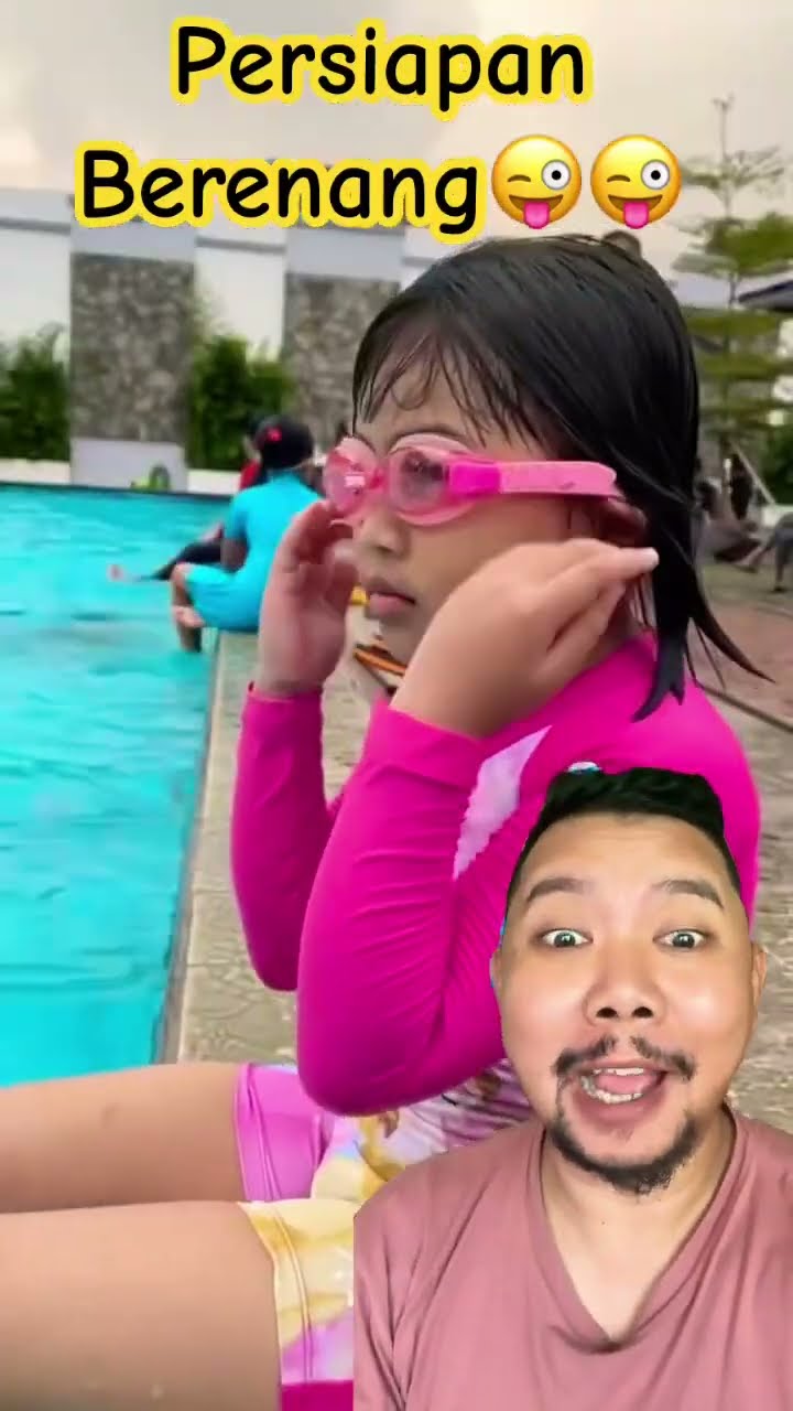 BOCIL PERSIAPAN MAU BERENANG!!!!?? #swimming #berenang #swimmingpool #swim #shortsfeed