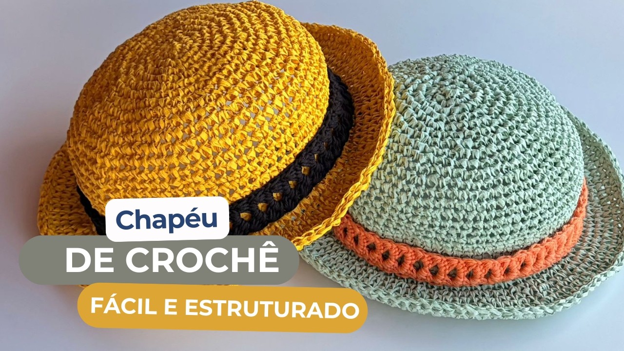 Crocheted Hat That Sells | Structured, Quick, and with Little Yarn