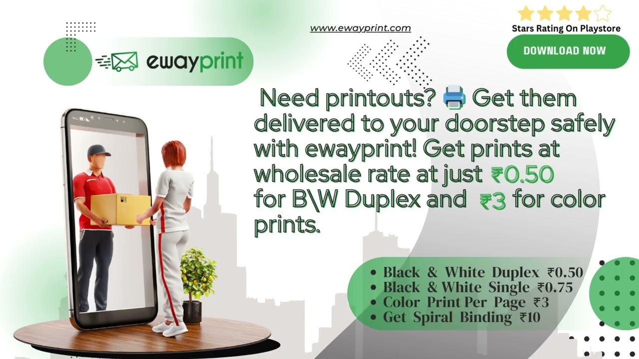 India’s Most Affordable Printing! ₹0.50 B&W | ₹3 Color | Home Delivery
