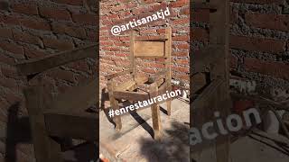 Restaurando una silla de lenga de 35 años de antigüedad