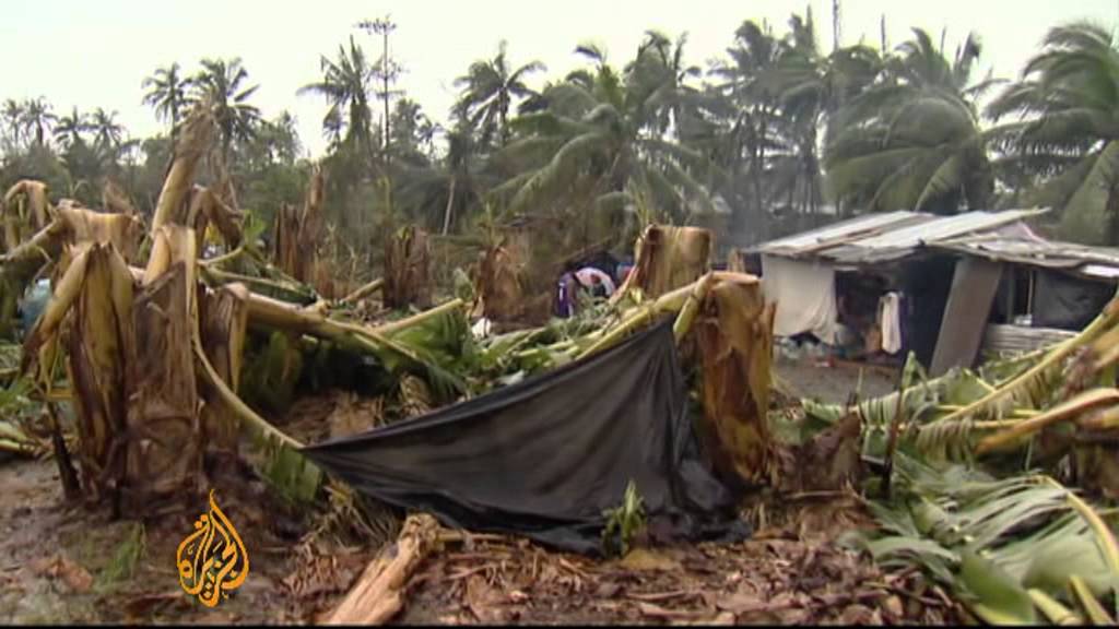 تضررت صناعة الموز في الفلبين جراء الإعصار