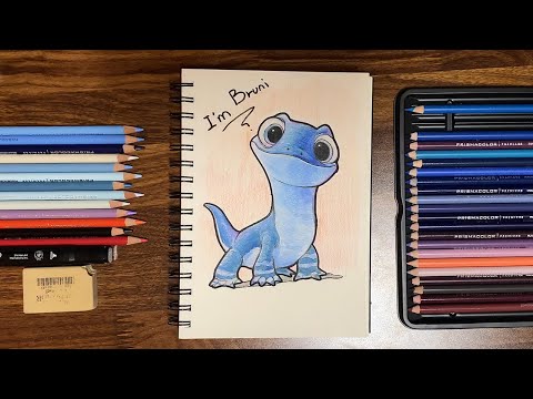 겨울왕국2 귀여운 불의정령 부르니 그리기 | How to draw Frozen2 Bruni