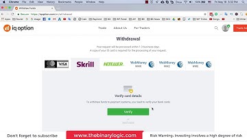 How To Verify Card In IQ Option- Part 2 | IQ Option Card Verification Guide Step By Step