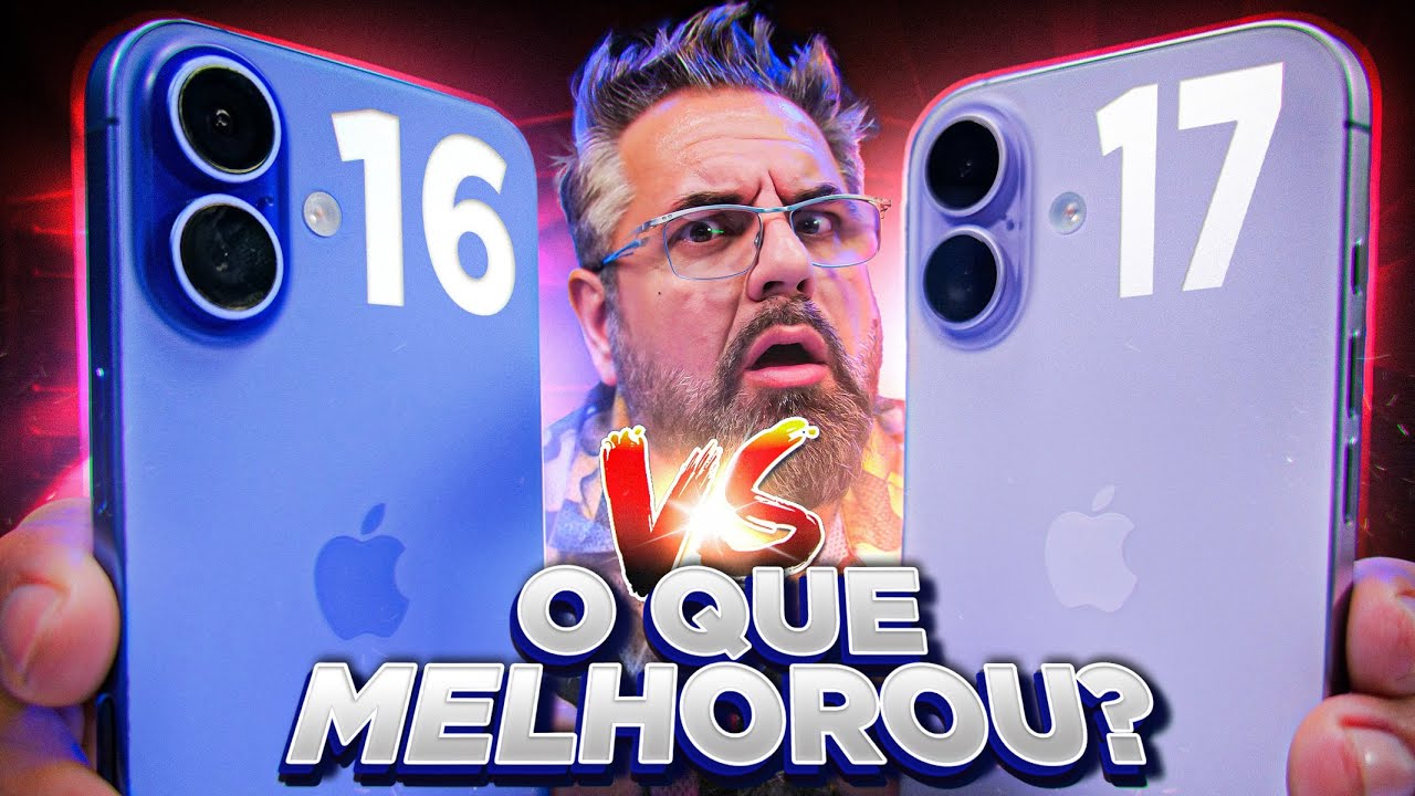 O iPhone 17 é realmente MUITO MELHOR que o iPhone 16?