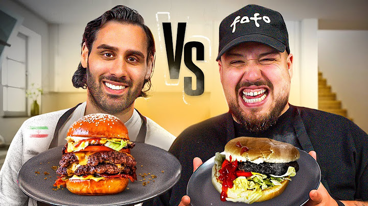 VEM GÖR GODAST HAMBURGARE?! - ANIS VS BERRA!