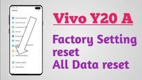 Vivo Y20A All Setting Reset | How To Settings Reset Vivo Y20A 🔥🔥🔥