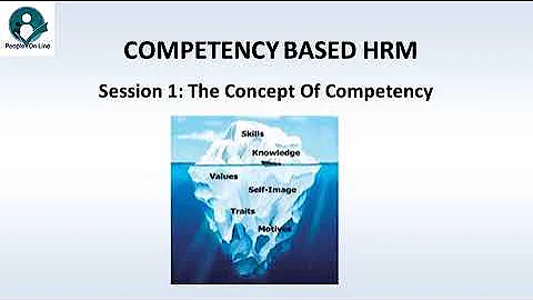 Session 1: The Concept of Competency