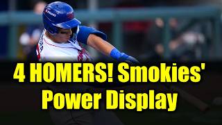 Smokies Power Past Lookouts 7-3 Cubs Minor League Highlights