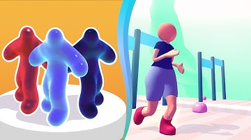 💜 💧 Blob Runner 3D Vs Bounce Big in Max Level Mobile Game Walkthrough Update New Trailer GFG83E5S