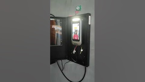 Biomax Demo Video Speedface 5SE with external led and enclosure.