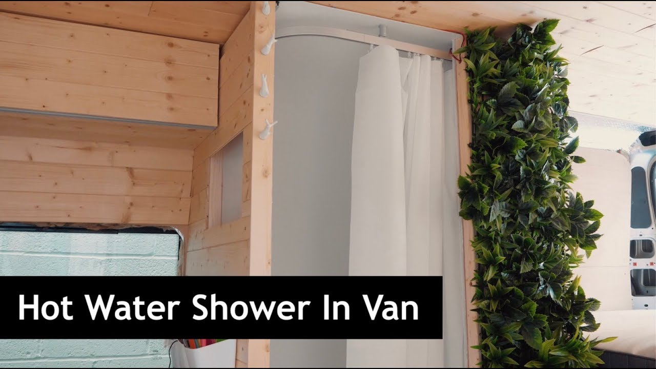 I Have A Hot Water Shower In The Van! YouTube