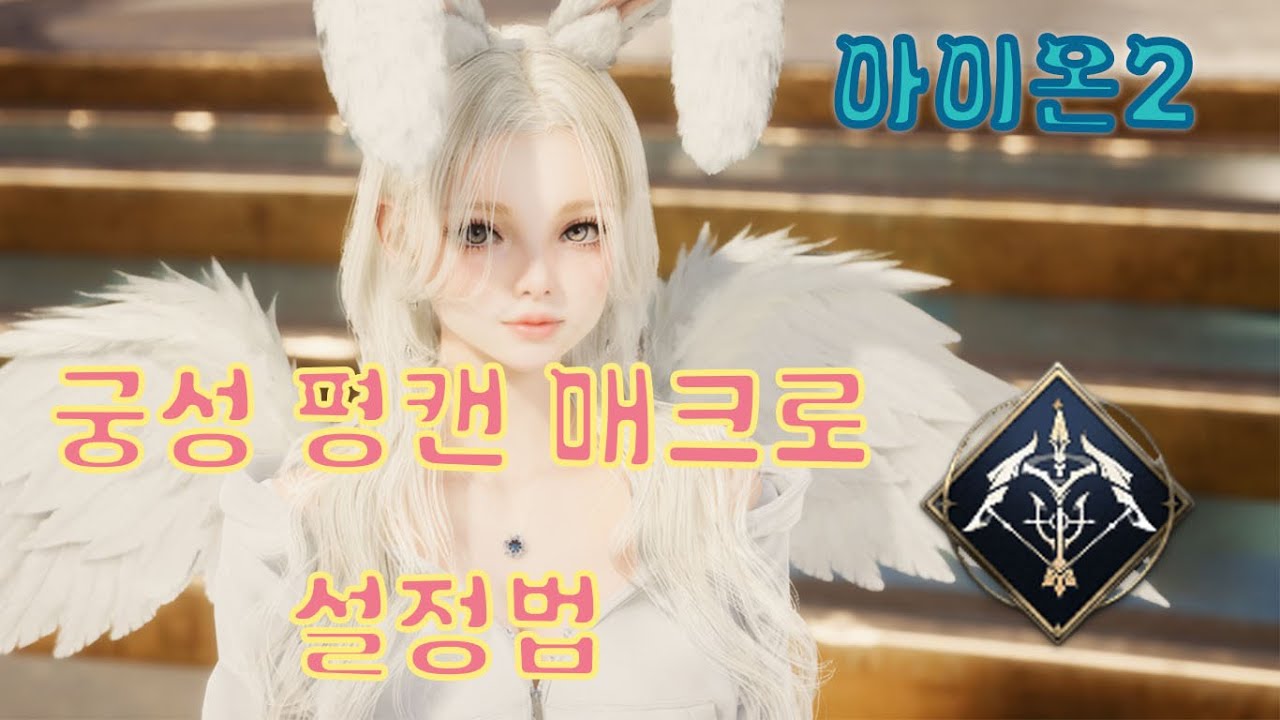 [아이온2] 궁성 평캔 매크로 설정