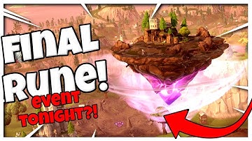 *NEW* FORTNITE CUBE ISLAND EVENT - FINAL RUNE!! | Livestream
