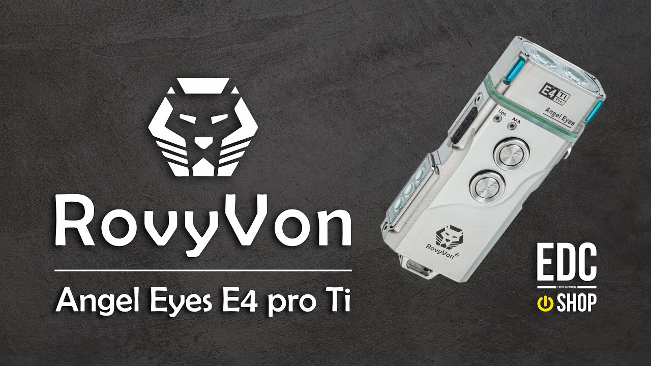 Обзор RovyVon E4 Pro Titanium - титановый наключник с гибридным питанием