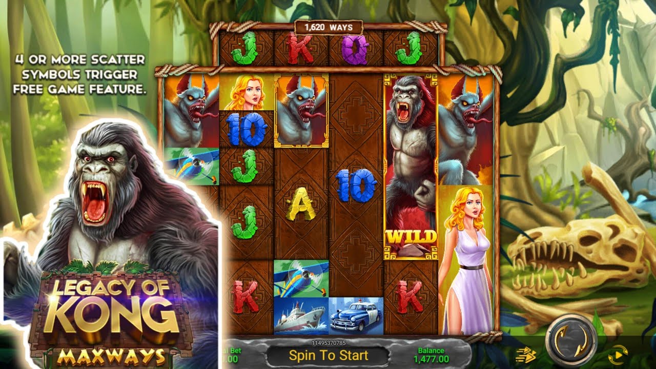 Legacy Of KONG 🦍 Bonus win ✔️ +18 casino  🎰 Big win 💰 part 5