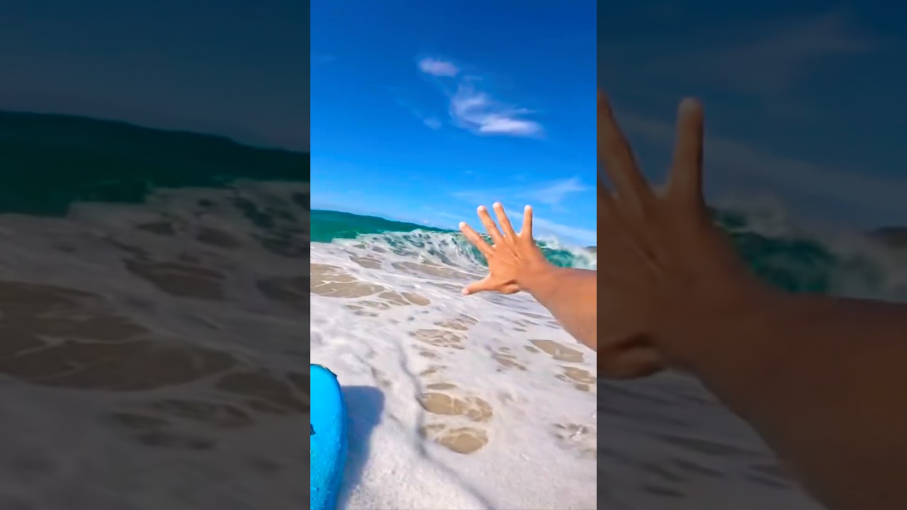 Идеальная песчаная коса… А потом случилось вот это🤯