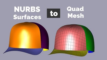 NURBS Sufaces to Quad Mesh. Clean up and validate meshes.