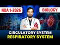 🔴NDA 1 2026 BIOLOGY | Circulatory System in One Shot🔥| Respiratory System | NDA Biology 2026 | MKC