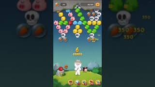 Bubble 2 90章節第四波果凍奬勵關卡3《27球 收集蘿蔔》
