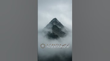 ✨ قوة السورة مع رهبة الجبل والضباب ✨#قرآن #سورة #خشوع #تدبر #إيمان