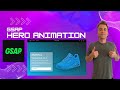 GSAP Animated Hero Section (Shopify)