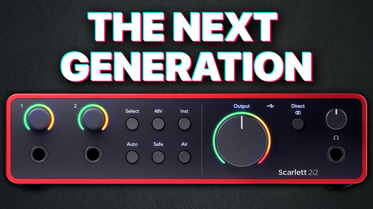 Focusrite Scarlett 2i2 4th Generation Audio Interface Review 