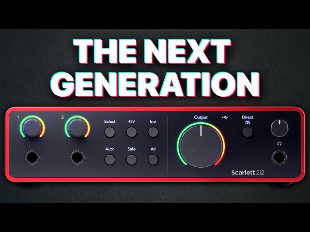 Аудіоінтерфейс FOCUSRITE Scarlett 2i2 4th Gen