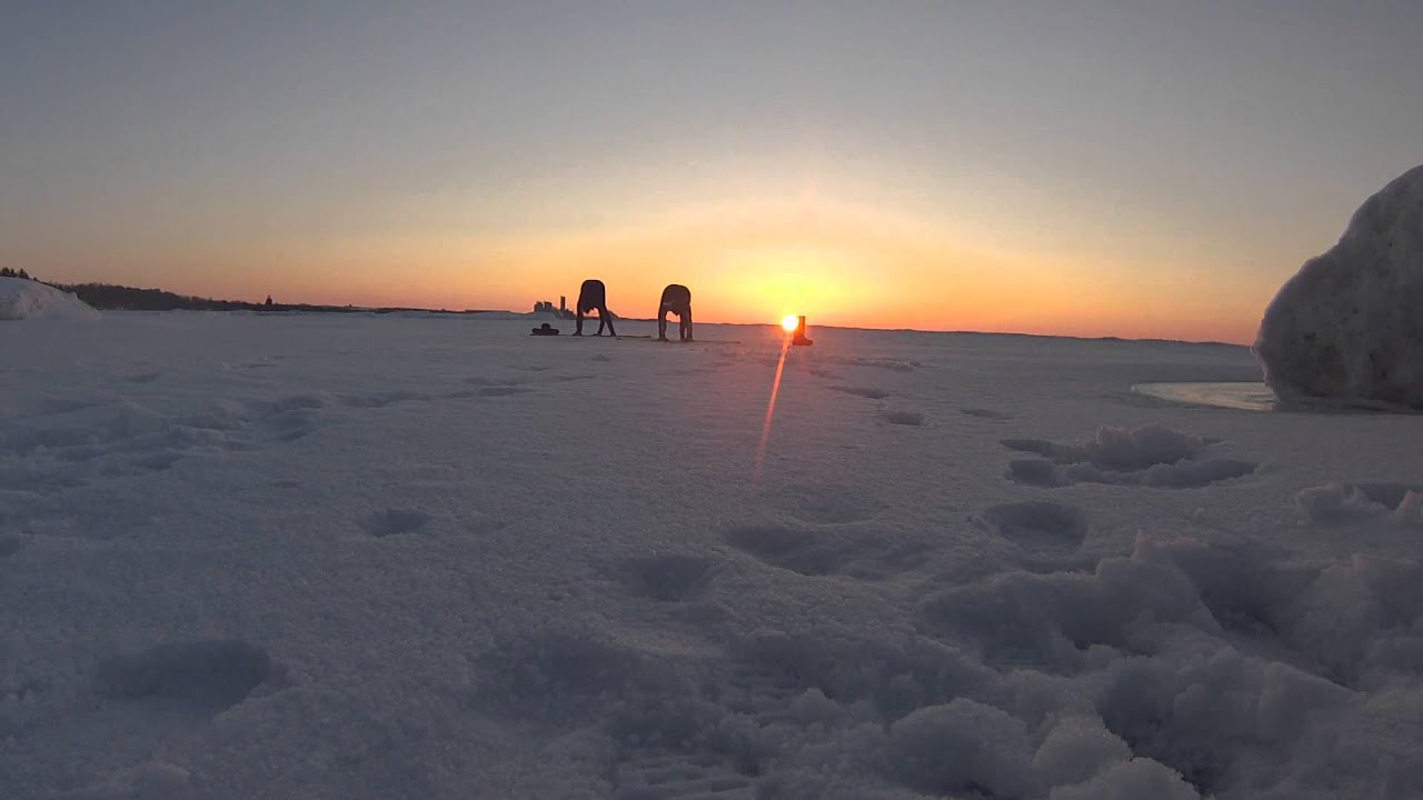 Northern Michigan Ice Yoga