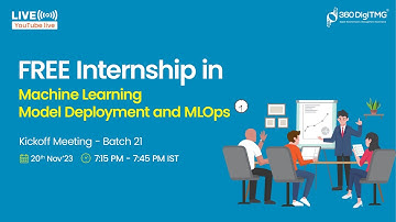 Machine Learning Model Deployment and MLOps Internship | Batch 21 | 360DigiTMG