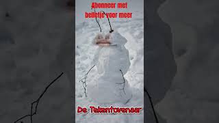 Sneeuwpop! #funny #comedy #trending #humor #crazy #memes #grappig Grappige liedjes en video's
