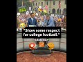 Pat wants Indiana to get their respect 😂😂