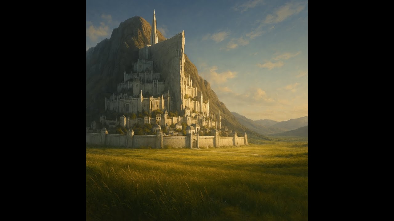 Gondor Ambient – Minas Tirith Overlook | 1 Hour Atmospheric Music