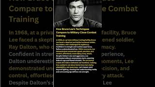 How Bruce Lee's Techniques Compare to Military Close Combat Training #shorts