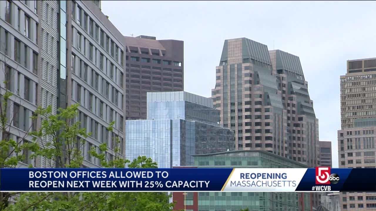Offices in Boston can reopen starting Monday - YouTube