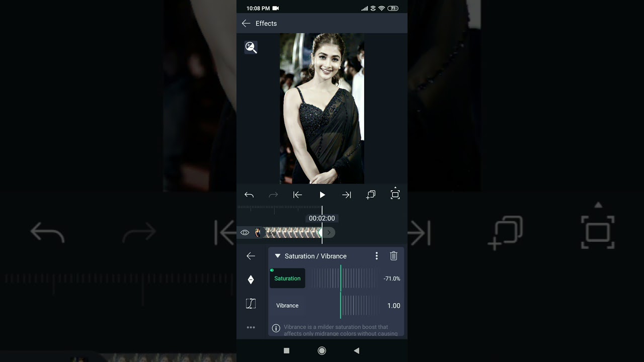 Saturation blink shake effect in alight motion🤩🤩 # shorts video #