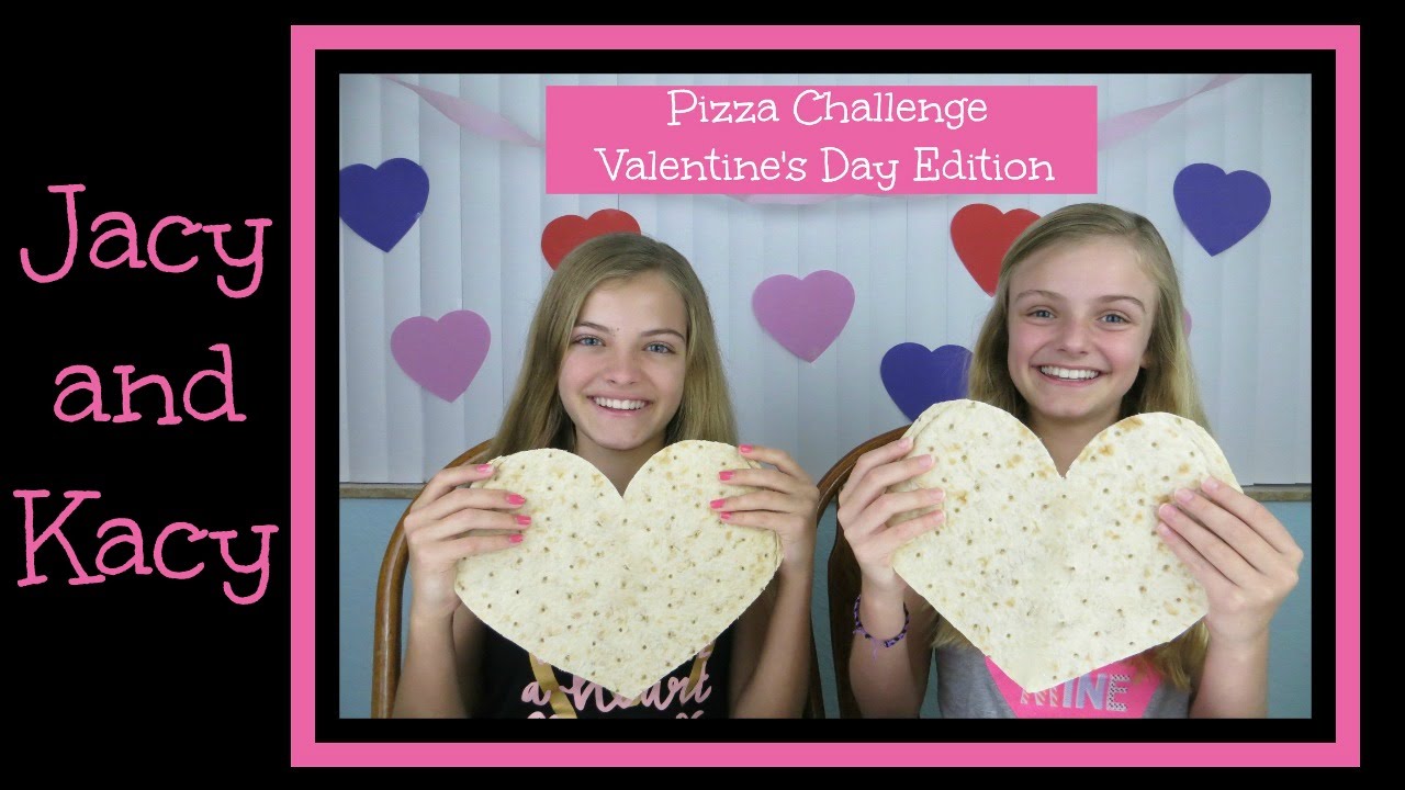 Pizza Challenge ~ Valentine's Day Edition ~ Jacy and Kacy