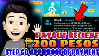 STEP GO APP REVIEW AND PROOF OF PAYMENT EARN ₱200 GCASH DAILY PLUS UNLIMITED FARMING TRICKS screenshot 2