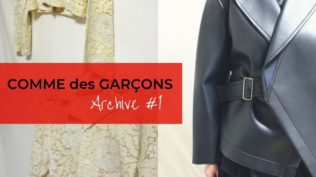 【COMME des GARCONS ARCHIVE #1】 2 JACKETS FROM OVER 30 YEARS AGO