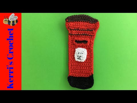 Crochet Letterbox Tutorial - Crochet Applique Tutorial