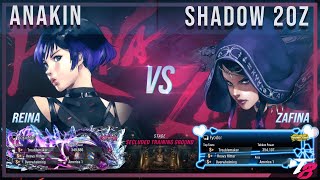 Tekken 8 ▰ ANAKIN (Reina) VS SHADOW 20Z (Zafina) | High Level Gameplay